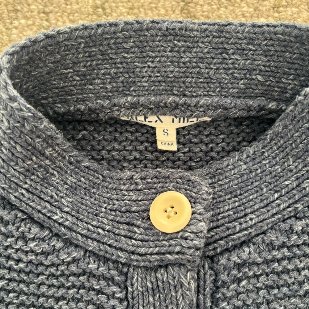 Alex Mill Blue Nico Cardigan - Picture 4 of 7